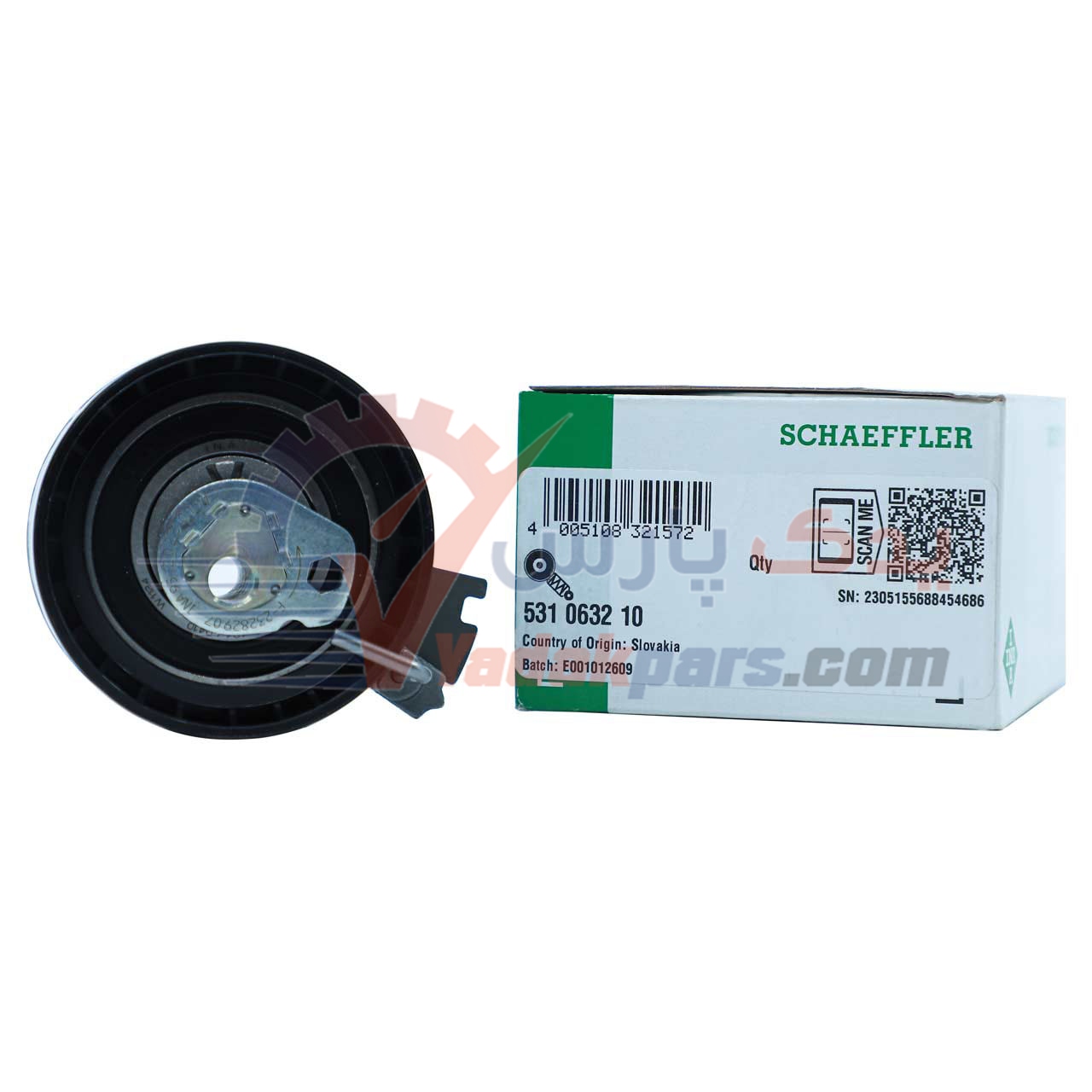 بلبرینگ تایم 206 تیپ5 ثابت و ساعتی INA