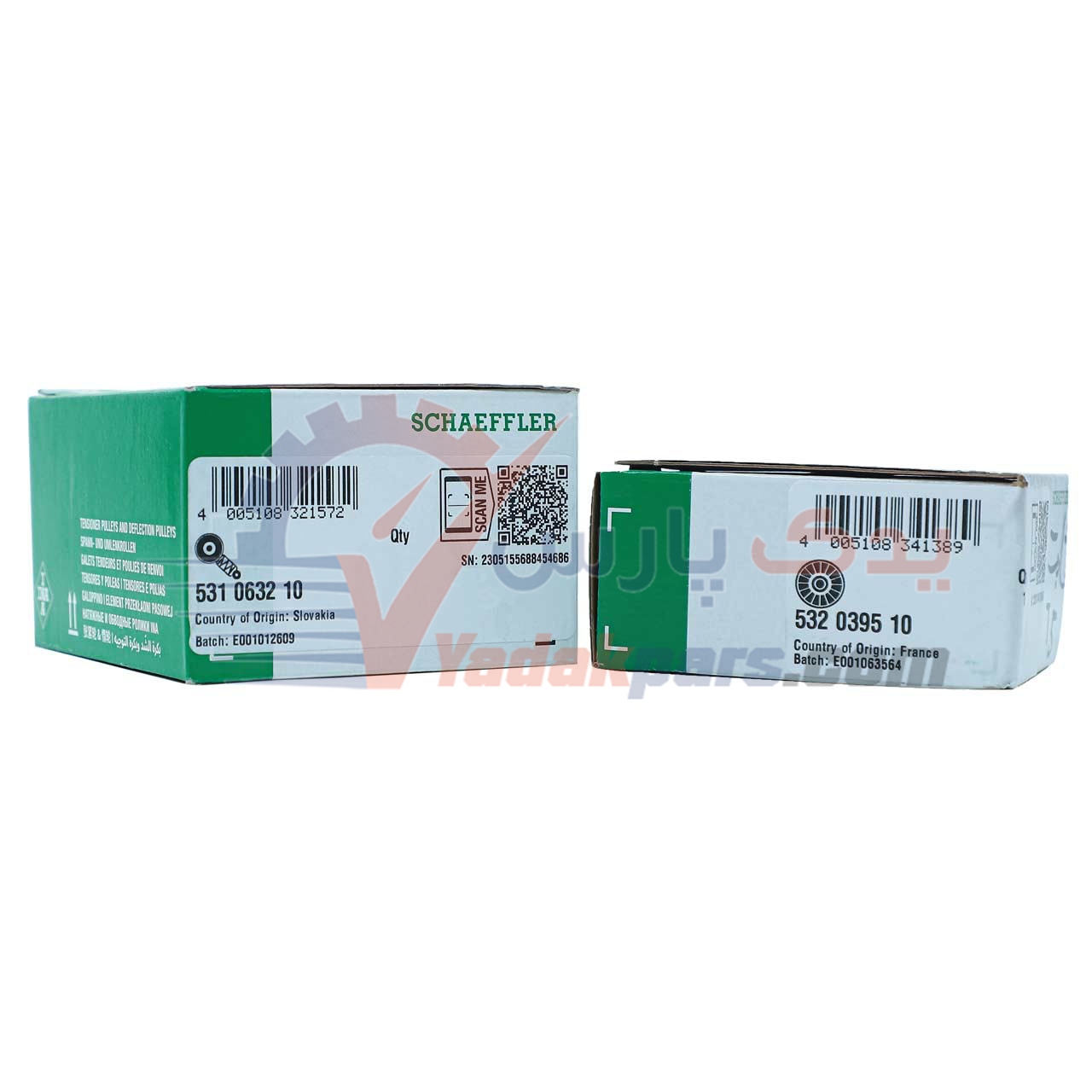 بلبرینگ تایم 206 تیپ5 ثابت و ساعتی INA