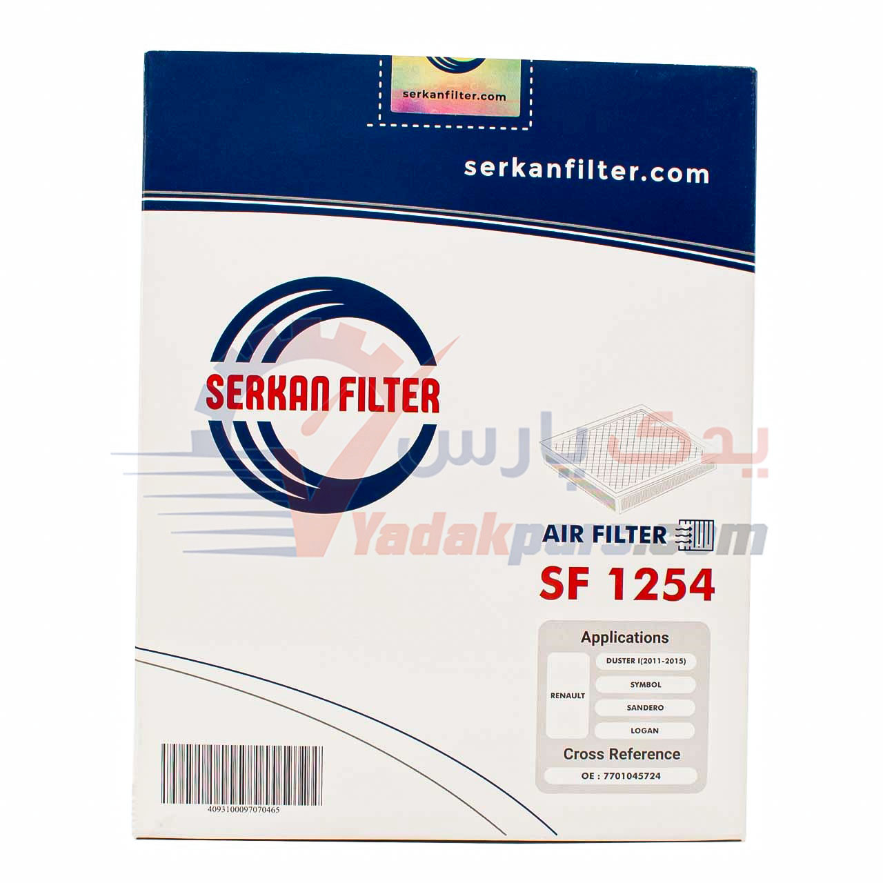 فیلتر هوا ال90 سرکان