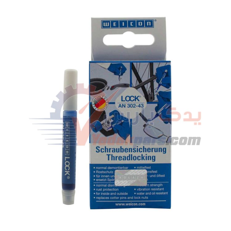 چسب قفل رزوه ویکن آلمان (3 گرمی)