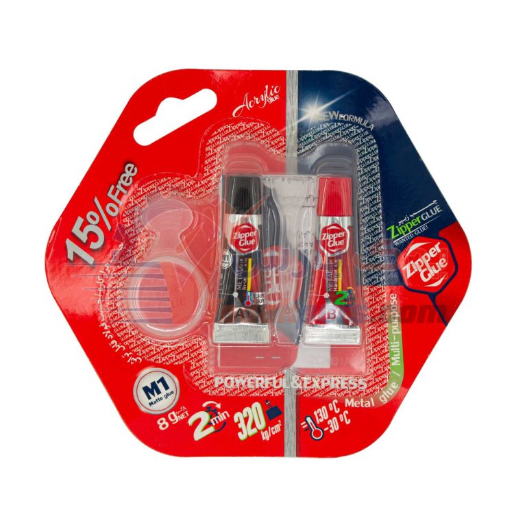 چسب دوقلو زیپر هزار کاره مات (8 گرمی)