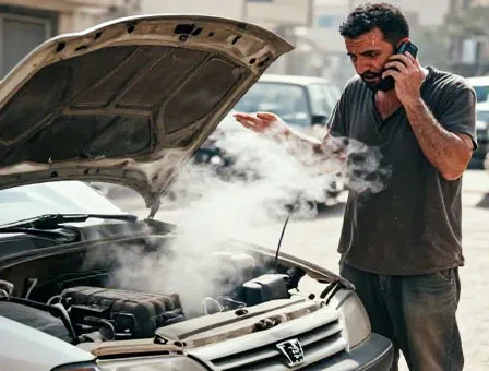 جوش آمدن موتور 405