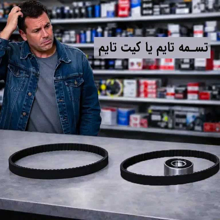 تعویض کیت تایم یا تسمه تایم تکی