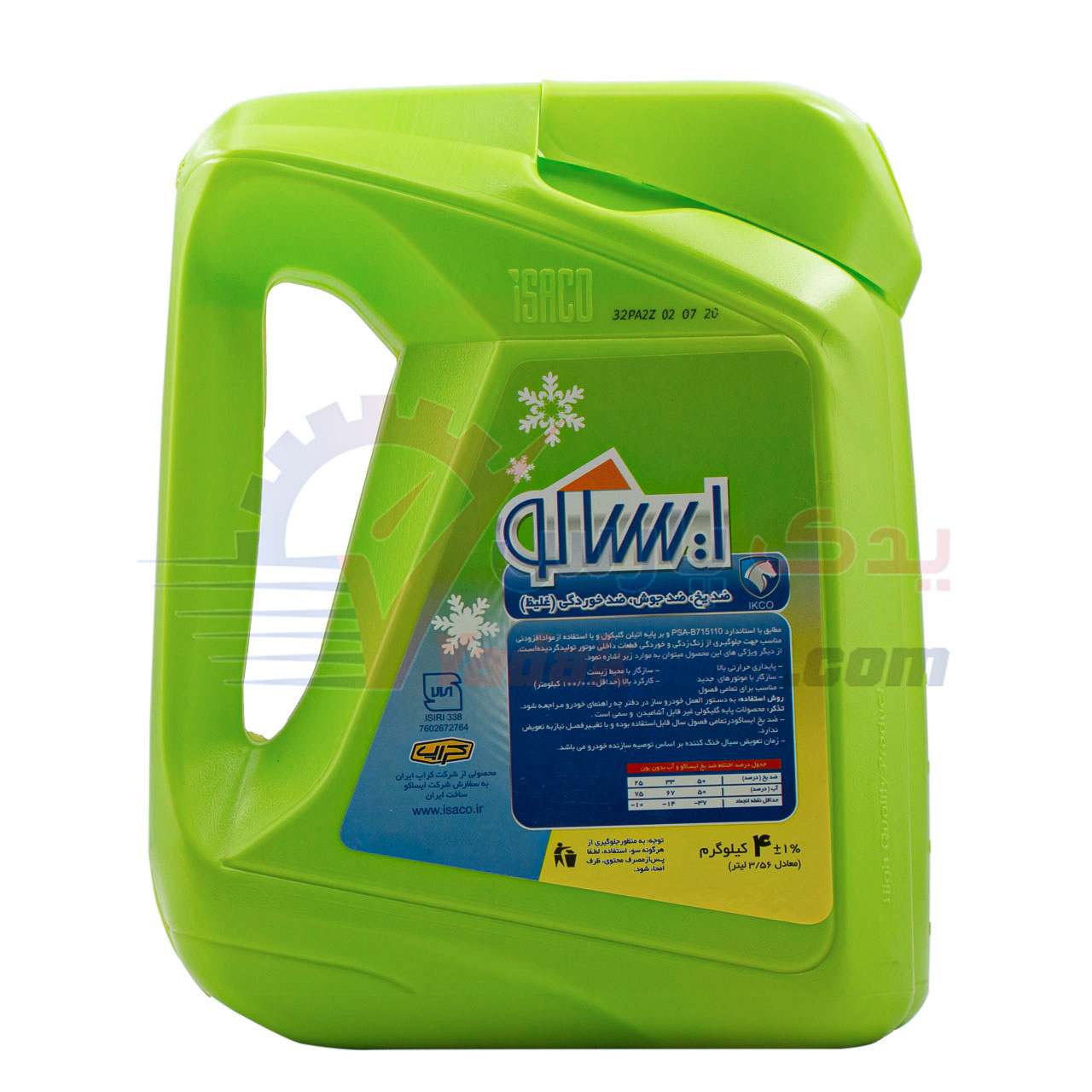 ضدیخ پایه آلی ایساکو