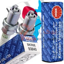 شمع پژو 405 NGK پایه کوتاه V POWER ژاپن (بسته۴عددی)