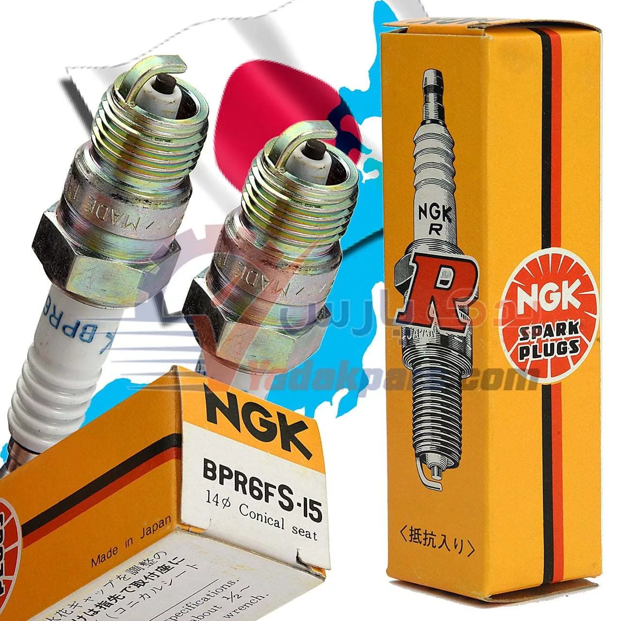 شمع ماشین آمریکایی ngk