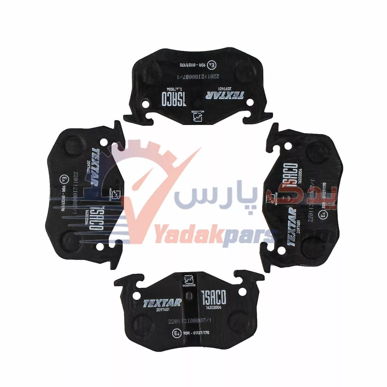 لنت عقب پژو206 تکستار